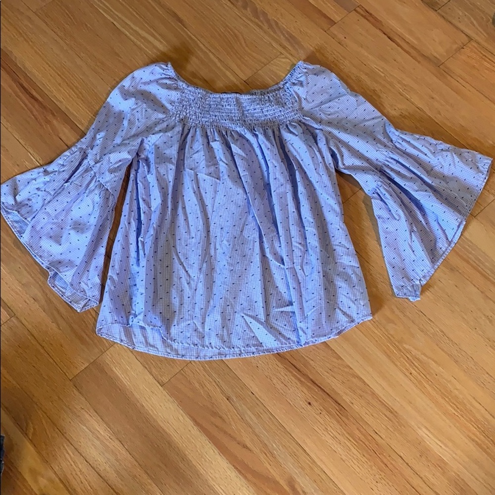 Melissa Page off the shoulder top: Size: Large